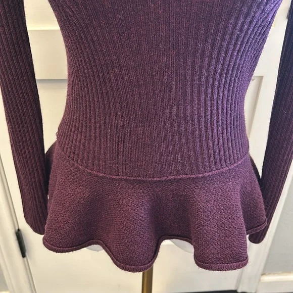 Tory Burch Peplum Sweater - Picture 2 of 11